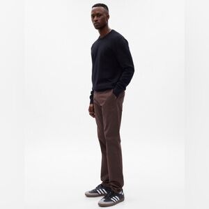 Slim Fit Modern Chocolate Brown Khakis 32x30 || Gap